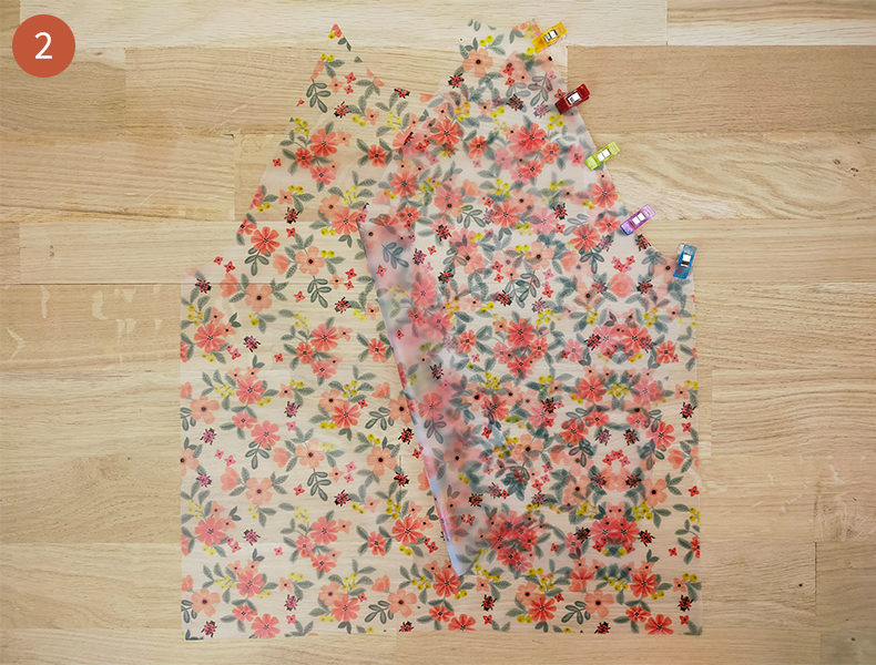 assemblage du tablier enfant