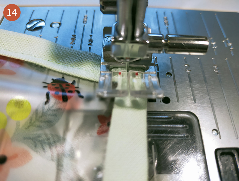 poser un biais encolure