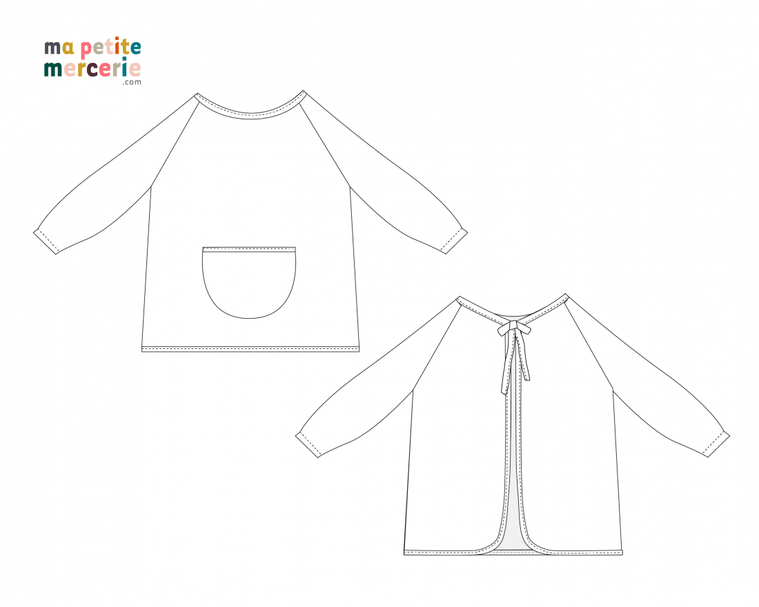 patron tablier enfant