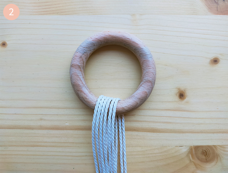 Suspension macramé tuto