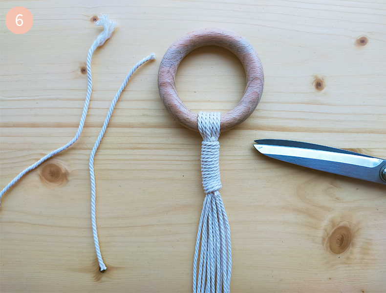 Faire une suspension en macramé pour pot