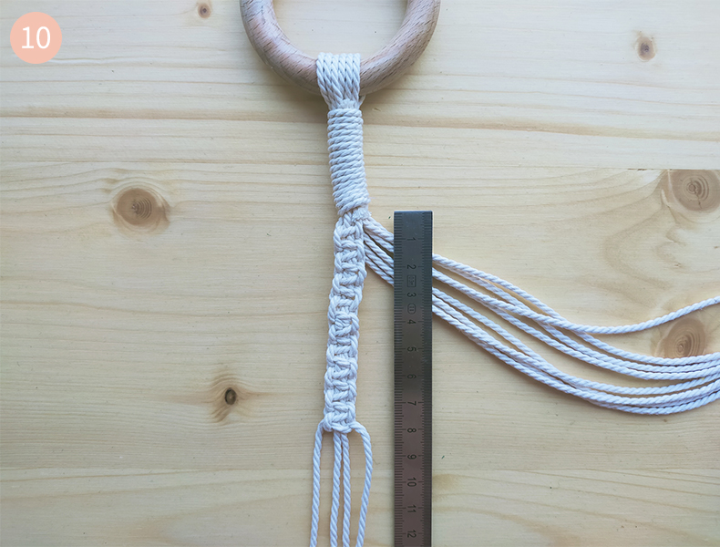 Creation macrame suspension