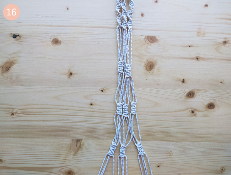 Tuto suspension plante macramé