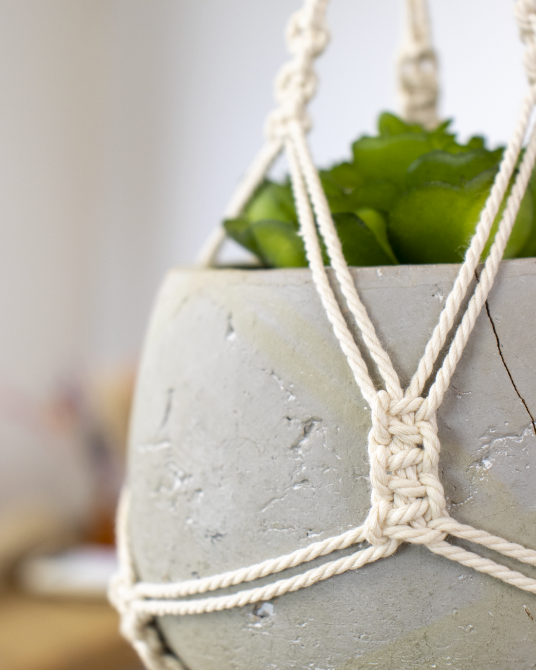 diy suspension macramé