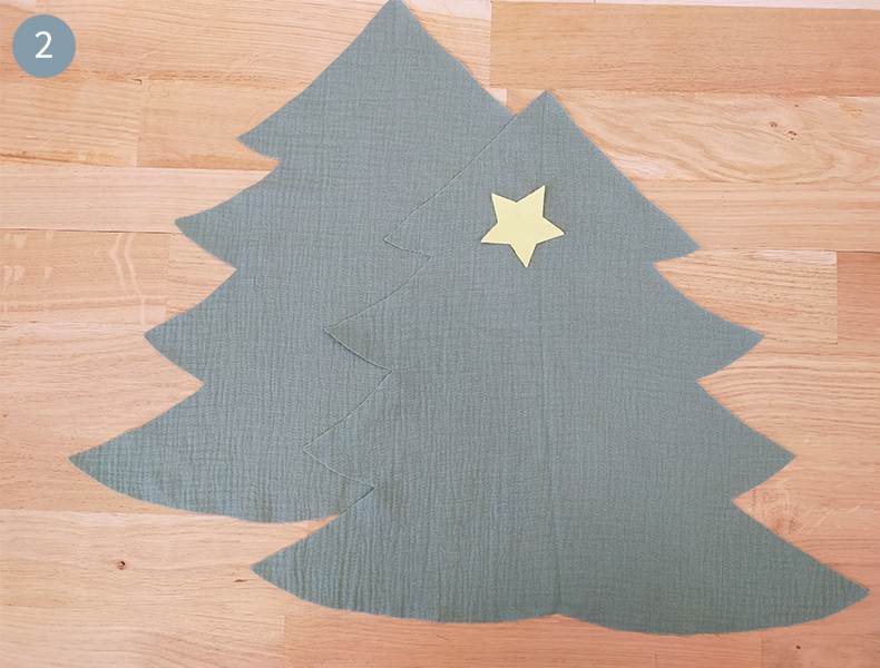 Tuto coussin sapin de noel