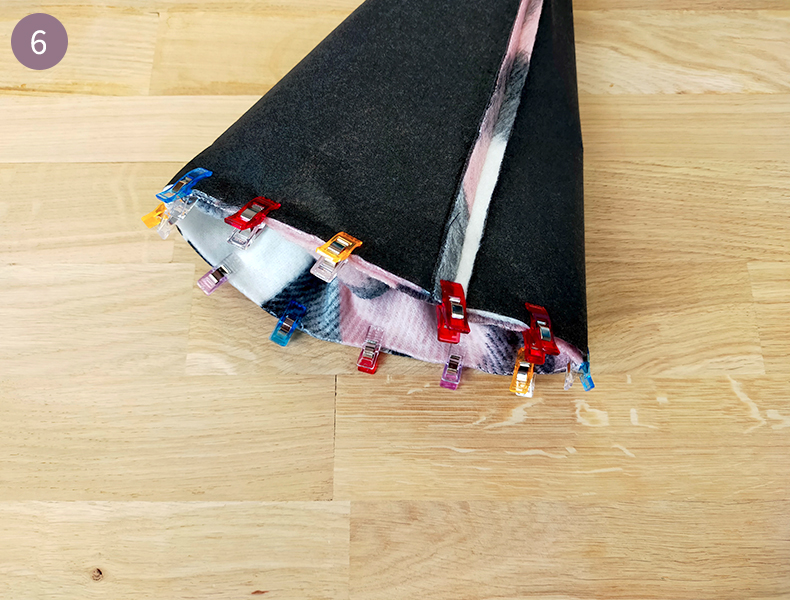 couture assemblage tuto chapeau sorcière