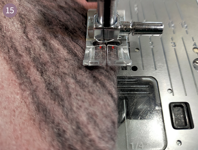 étape finale chapeau de sorcière tuto