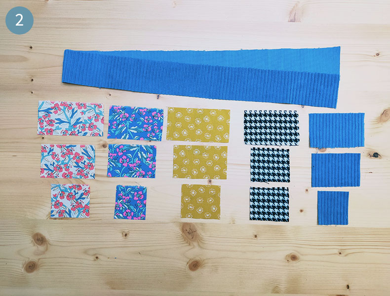 Tuto patchwork : Découpe des pièces patchwork