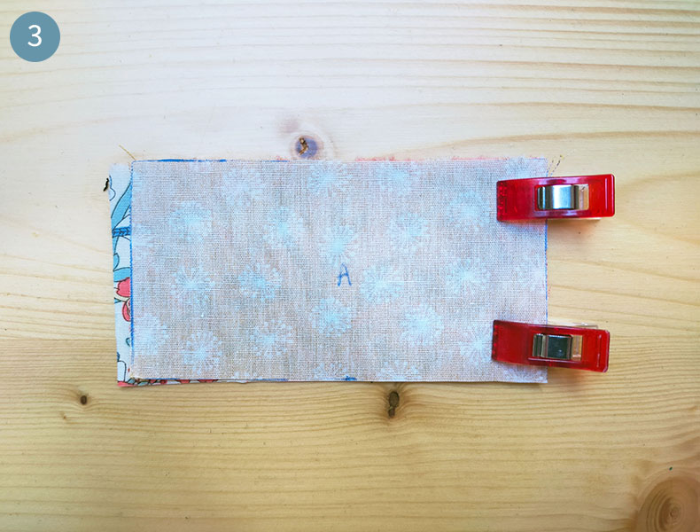 Tuto patchwork : Étape 2 ceinture patchwork tuto