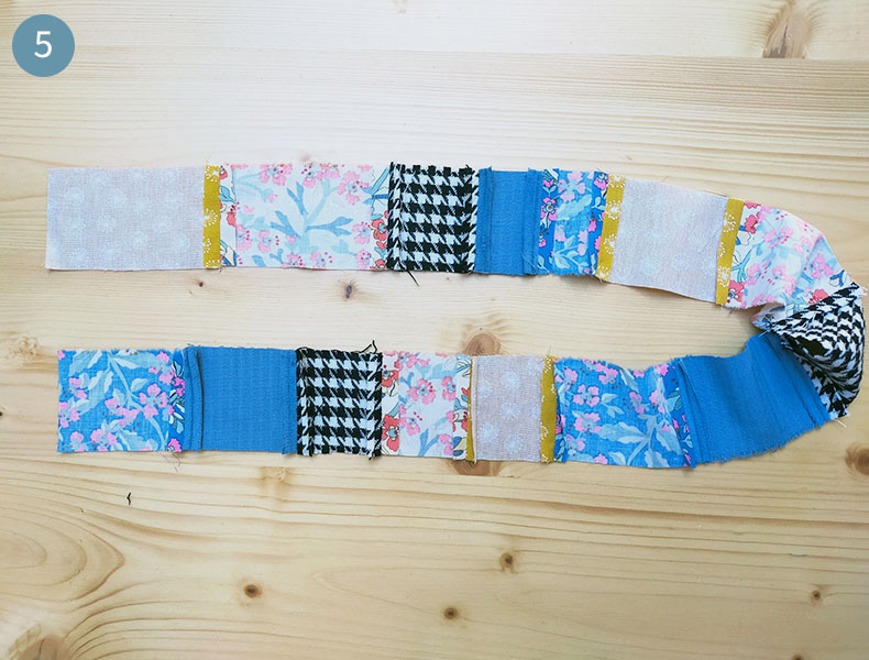 Tuto patchwork : Assemblage ceinture patchwork