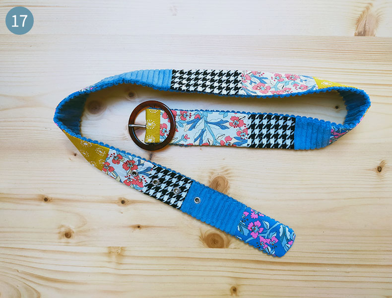 Tuto patchwork : Final tuto ceinture patchwork