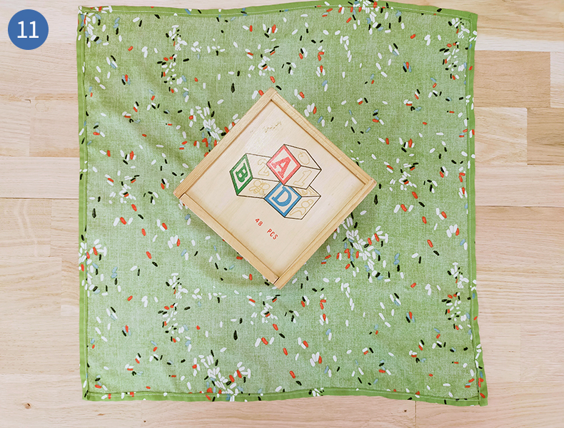 emballage carré furoshiki