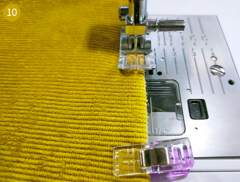 couture sac à tarte