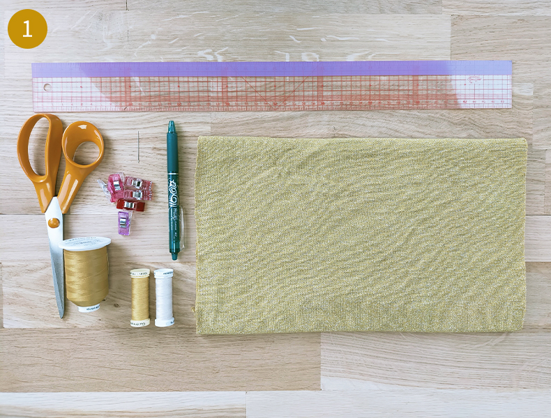 Fournitures tuto gratuit turban bébé