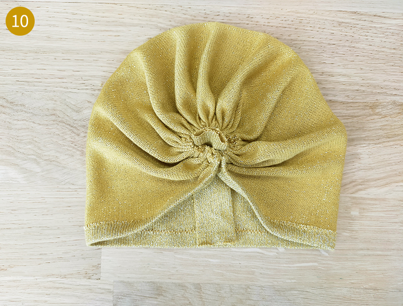 tuto facile turban bébé gratuit étape 10