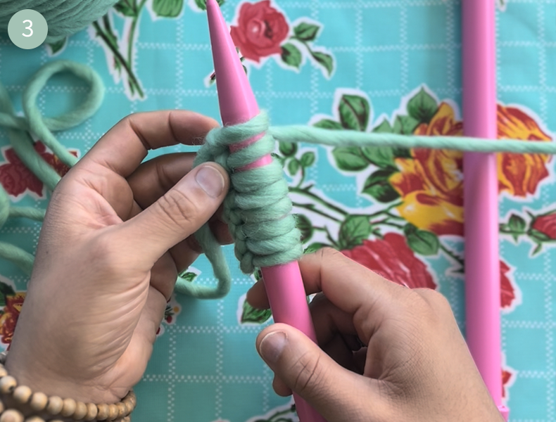 col en tricot facile tuto