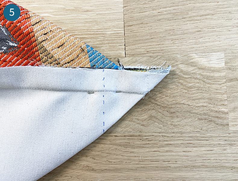 Tuto Tote bag doublé avec tissu jacquard.