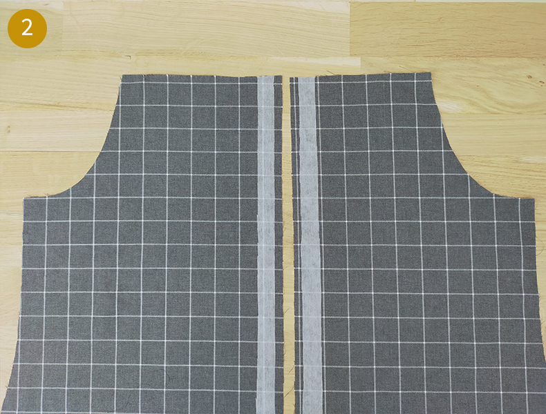 Patron gratuit Robe chasuble - etape2