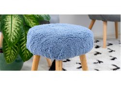 tuto housse tabouret rond moumoute