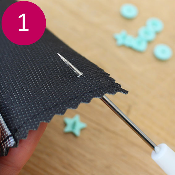 Comment utiliser une pince pression ? - Etape 1