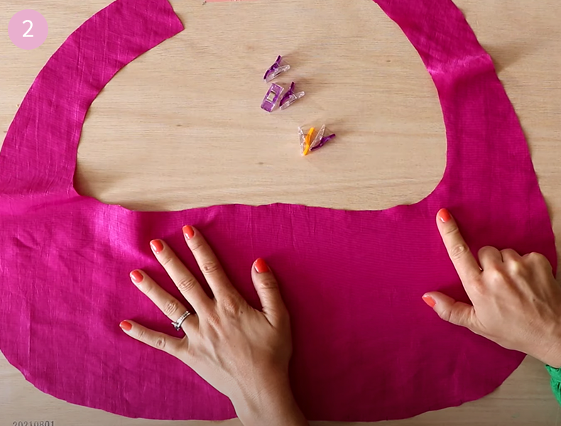 Tuto Sac à Main Étape 2 : Préparation des pièces