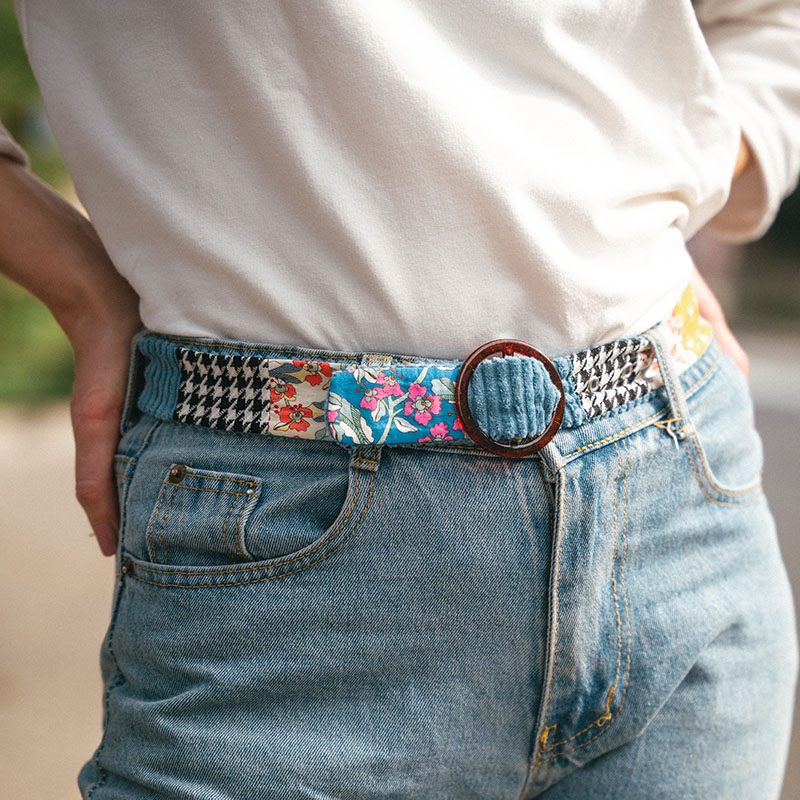 idée couture ceinture patchwork