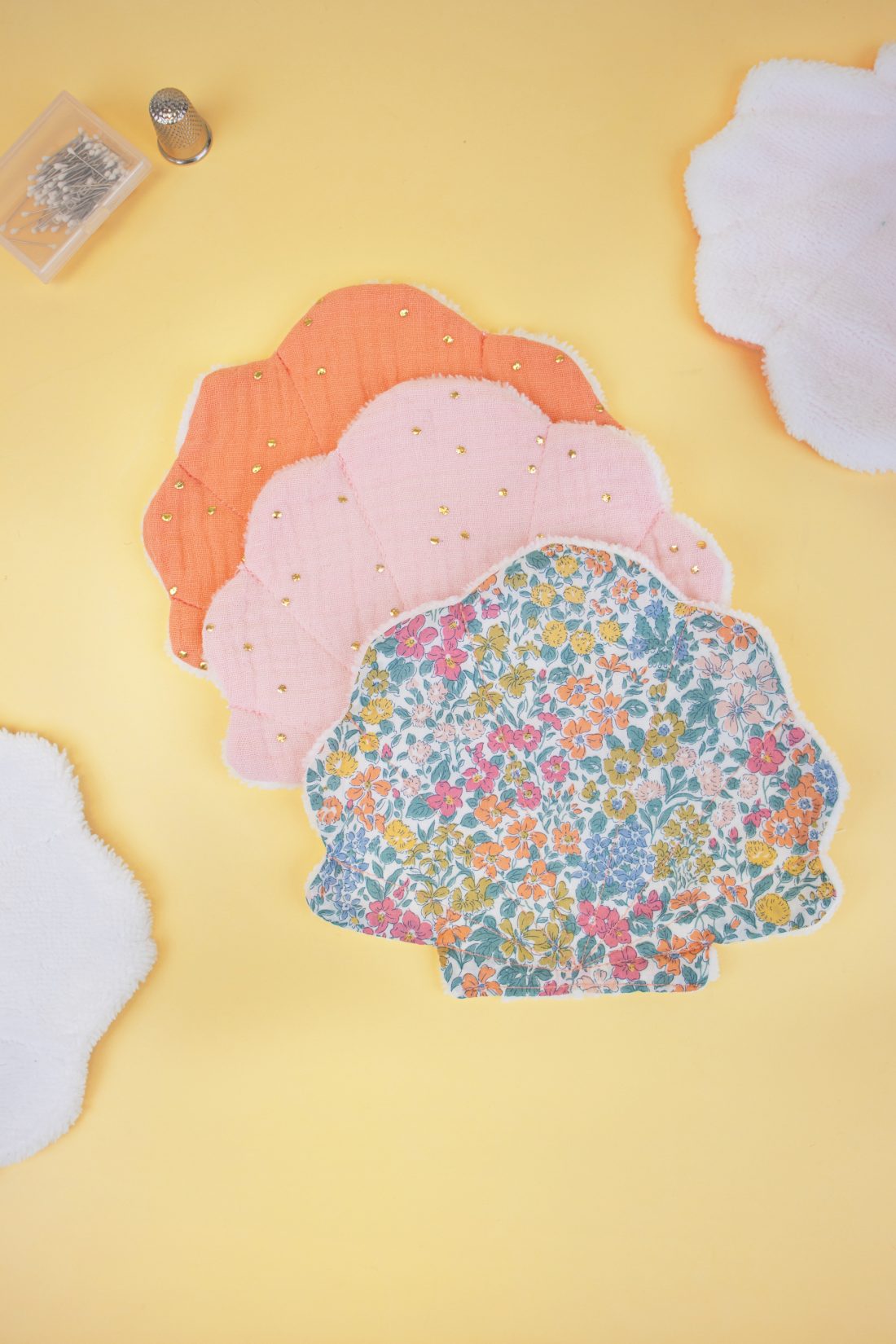 idée couture lingettes lavables