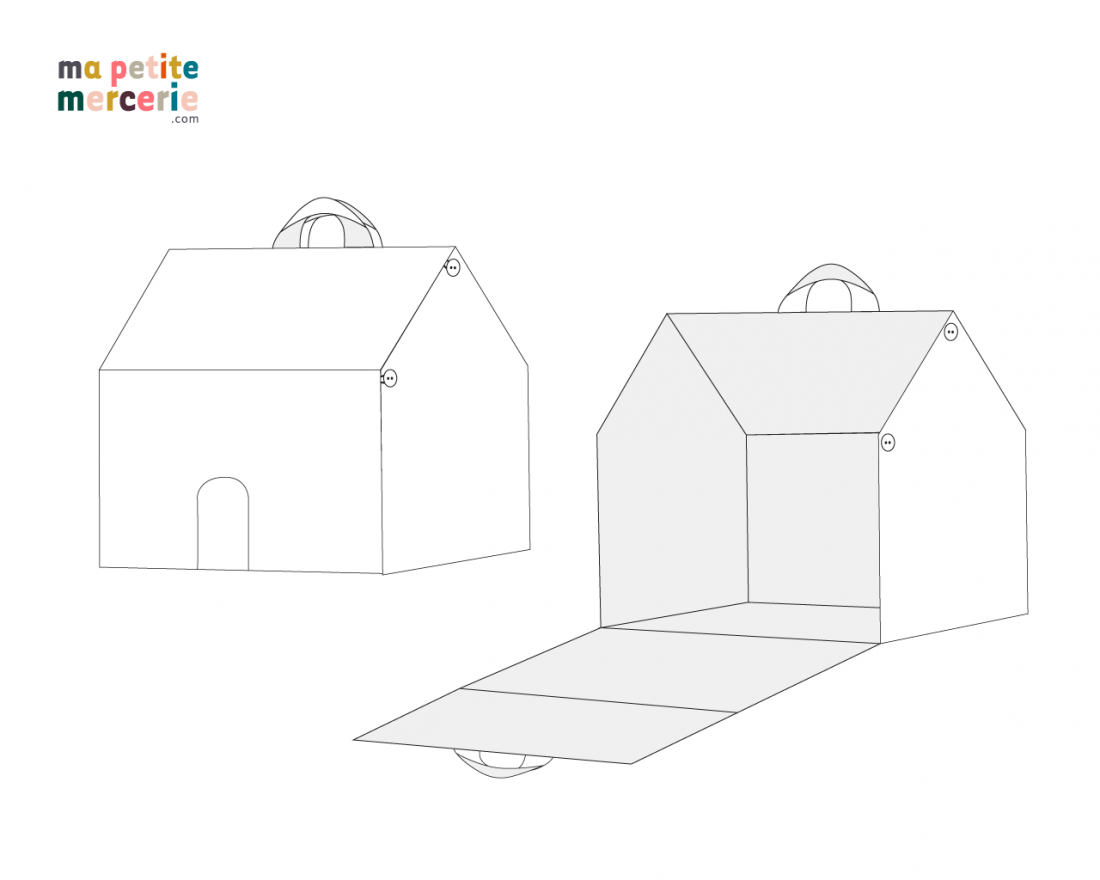 Ma maison de poupée - le tuto gratuit