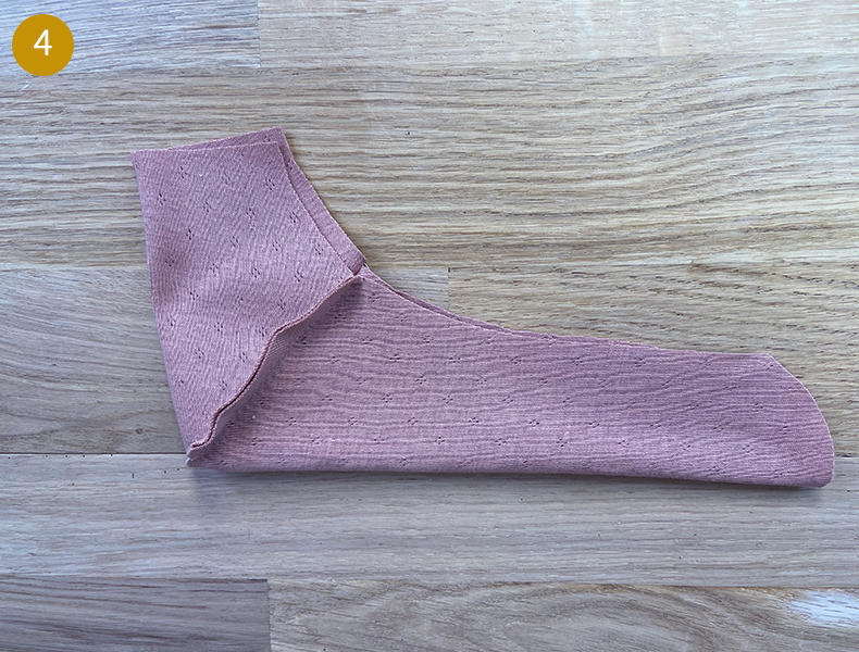 Etape 4 tuto chaussette