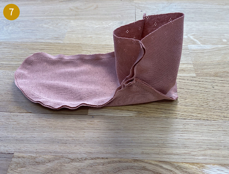 coudre chaussette polaire