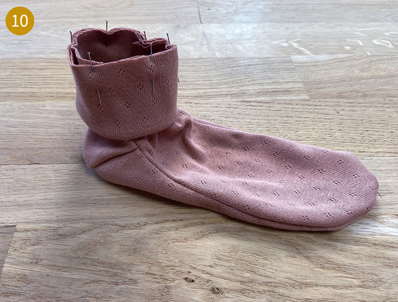 tuto chaussette etape 5