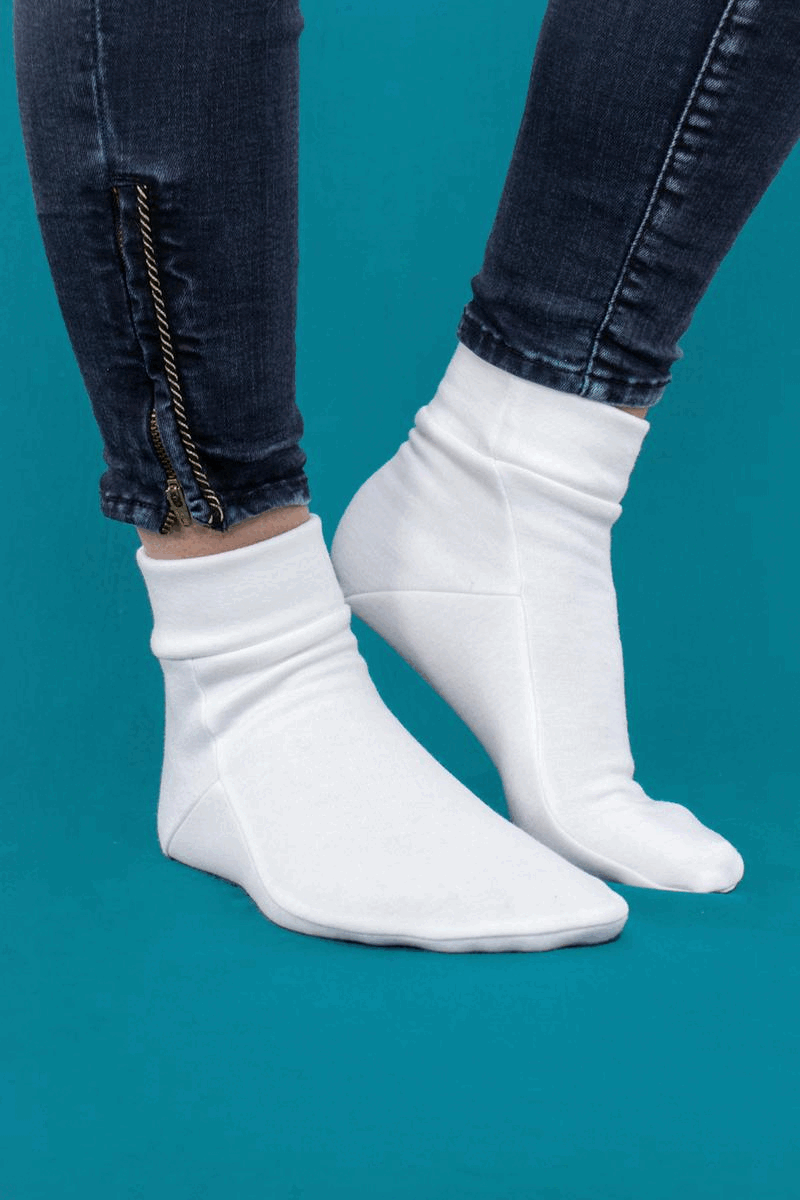Tuto chaussette en tissu jersey