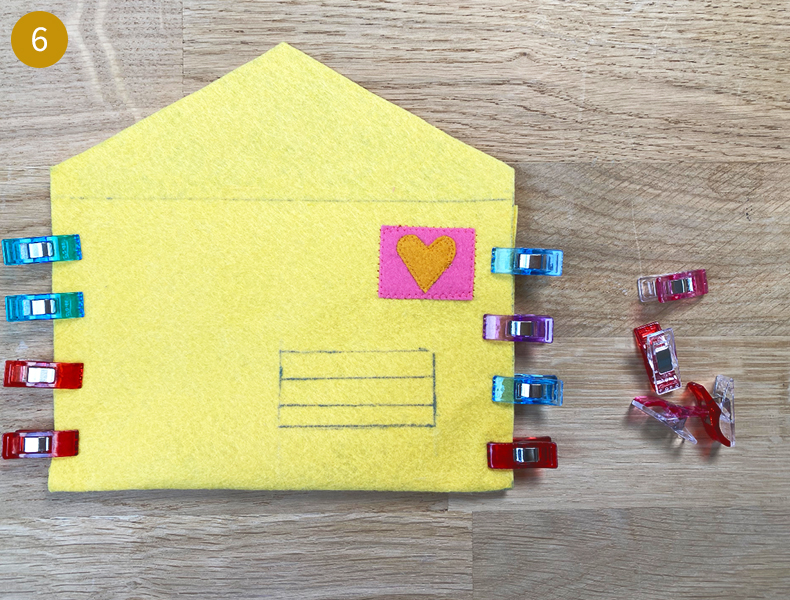 DIY Enveloppe à mots doux en feutrine_7