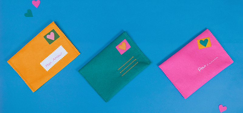 tuto enveloppe à mots doux St Valentin