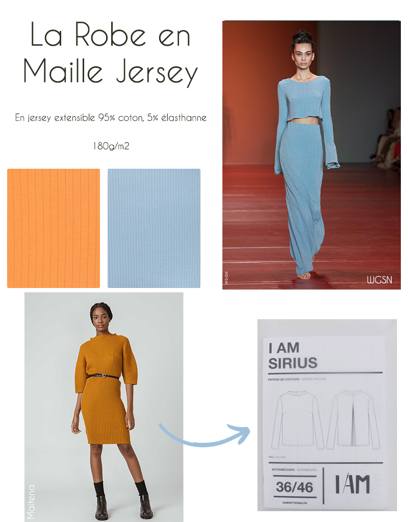 Tendance Printemps Robe Jersey