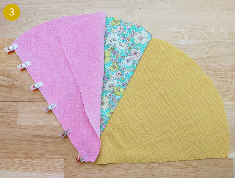 Coussin Patchwork Tuto étape 2