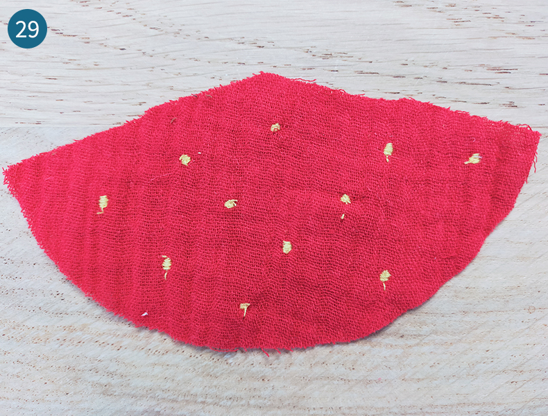 Jeu potager en tissu-fraise1