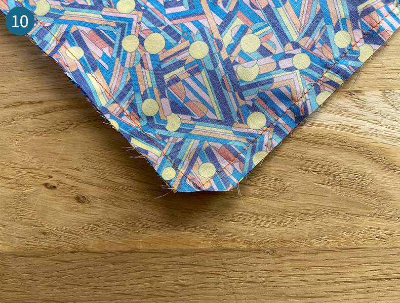tuto bandana pour chien étape 3,10
