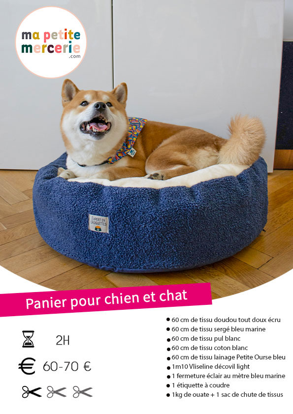 panier pour chien facile à coudre