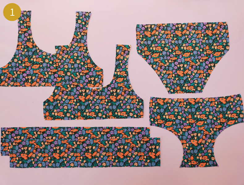 tuto maillot de bain enfant fille étape 1
