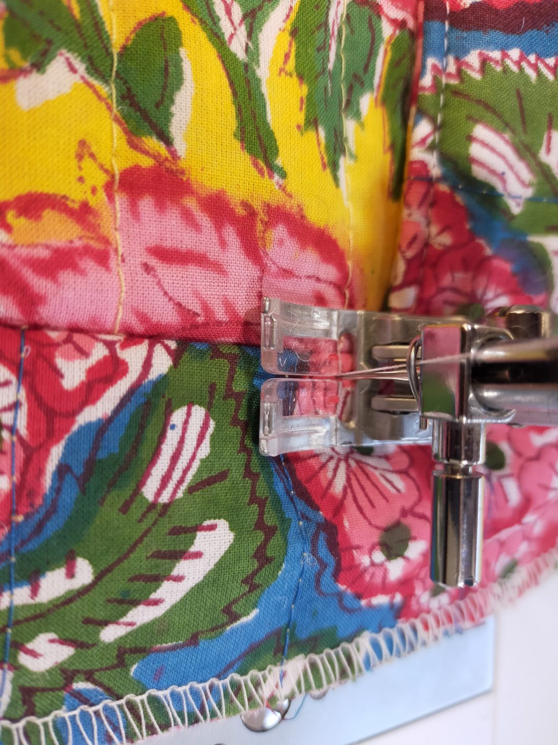 Tuto coudre un sac cabas : finition de la parementure