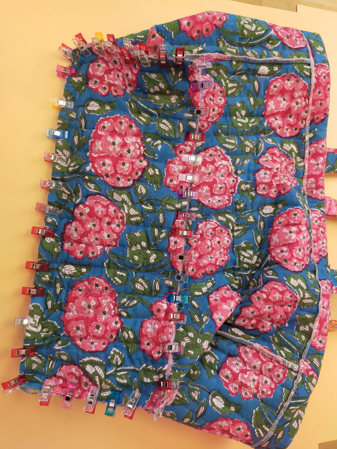 Tuto coudre un sac cabas : montage du fond du sac