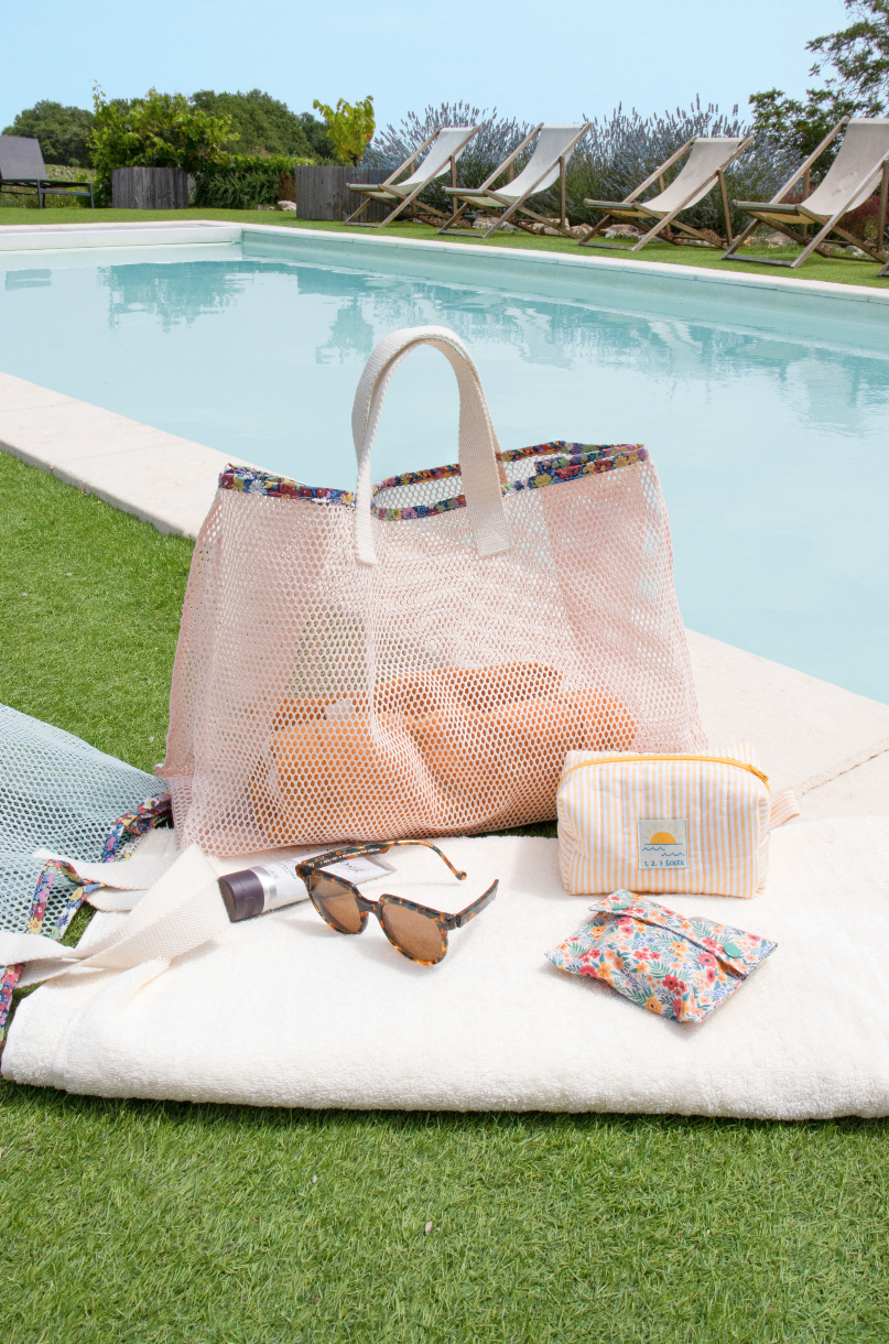 tuto cabas de plage en filet