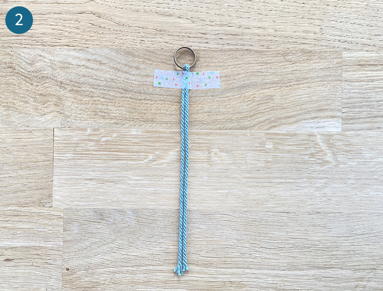 Tuto_macrame_porte_clé 2