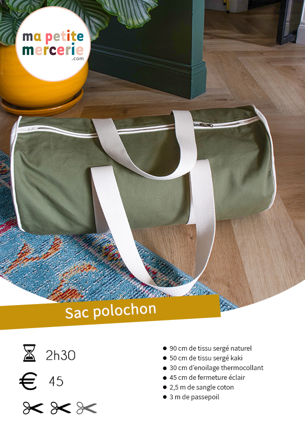 DIY sac de voyage polochon