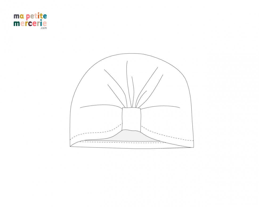 tuto gratuit turban pour bébé - ma petite mercerie