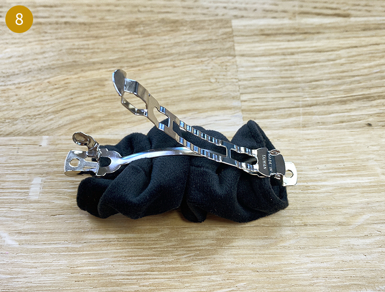 DIY Barrette scrunchie