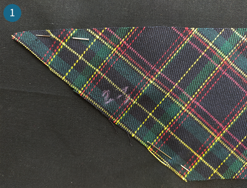 patron gratuit cravate homme