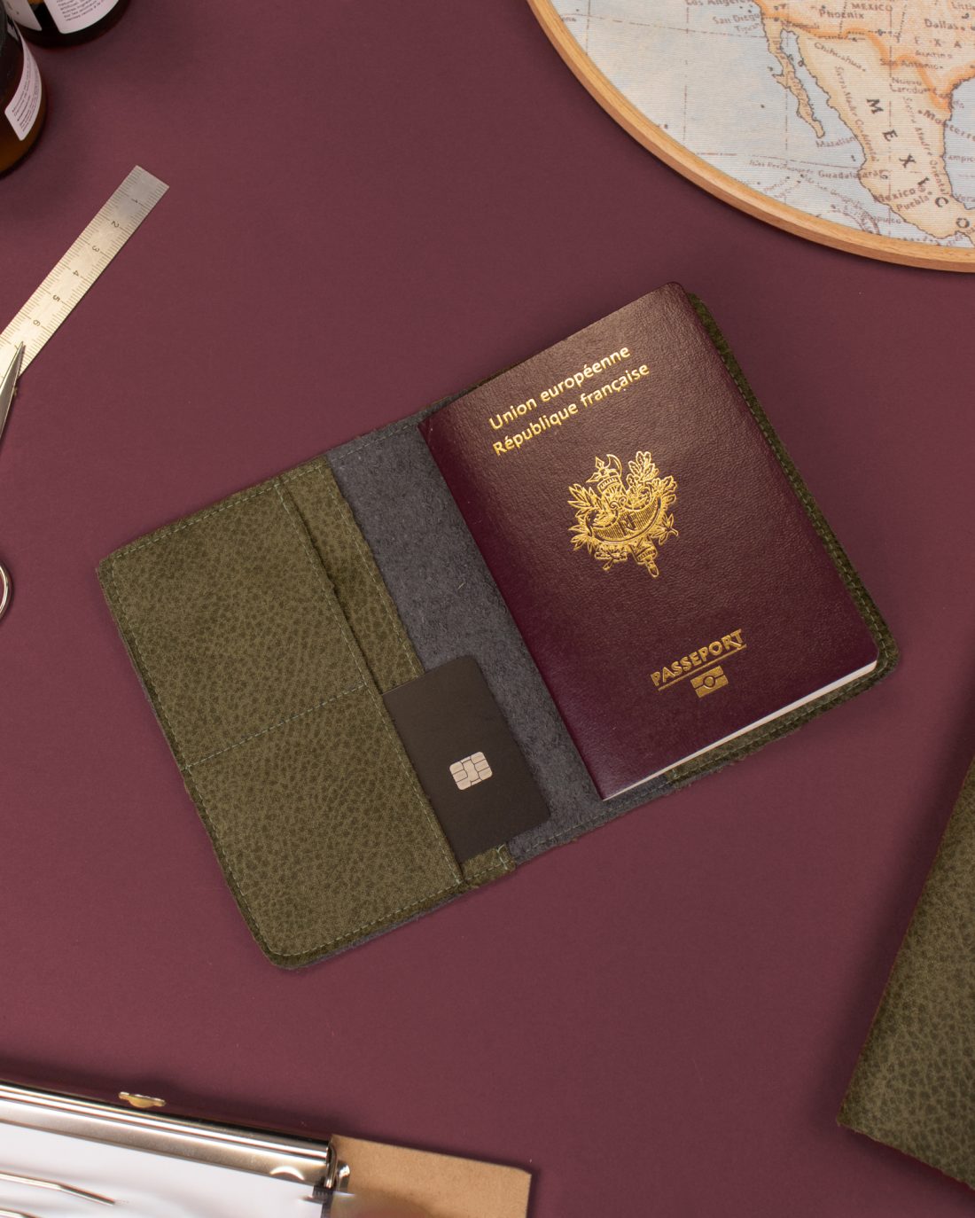 idée cadeau tuto coudre un protège passeport