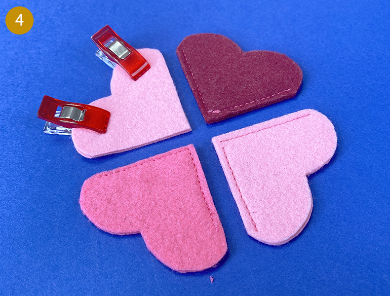 tuto marque page coeur -4